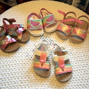 Toddler girl size 7 sandals
